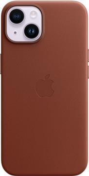 Apple iPhone 14 Leather Case with MagSafe - Umber