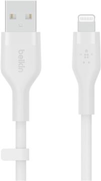 Belkin BOOST CHARGE Silicone cable USB-A to Lightning - 3M - White