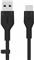Belkin BOOST CHARGE Silicone cable USB-A to USB-C - 2M - Black