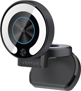 Vertux Gaming Odin-4K Web Camera4k/30fp With LED Light - Black