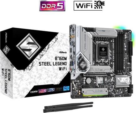 MB ASRock Intel 1700 B760M Steel Legend WiFi