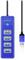 USB hub 4-port USB 3.0, 0.15m, Blue, ORICO PW4U-U3-015
