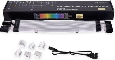 Cable Lian Li Strimer Plus V2 Triple 8-Pin RGB PCIe, VGA, 30cm