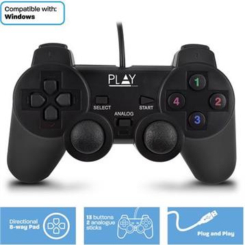 Gamepad Ewent PL3330, wired, USB