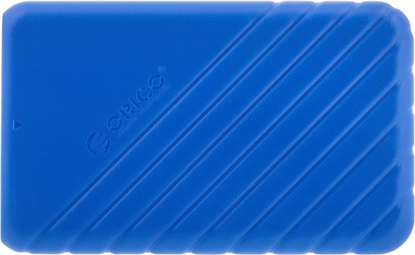 Case ext. 2,5" HDD/SSD, USB C-C UASP 3.1 to SATA3, tool-free, blue, ORICO 25PW1C-C3