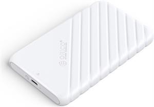 Case ext. 2,5" HDD/SSD, USB UASP 3.1 to SATA3, tool-free, white, ORICO 25PW1C-C3