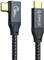 Cable L-Shape USB-C to USB-C, USB 3.2 Gen2, 20Gbps, 100W PD,