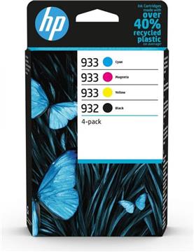 HP 932/933 Combo Pack - 4-pack - black, yellow, cyan, magenta - original - ink cartridge