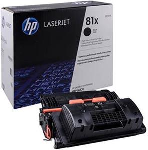 HP 81X - High Yield - black - original - LaserJet - toner cartridge (CF281X)
