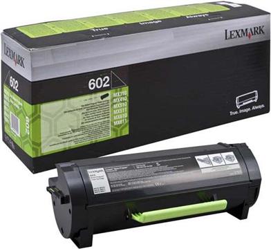 Lexmark 602 - black - original - toner cartridge - LCCP, LRP