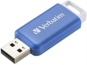 Verbatim USB-Stick V DataBar - USB 2.0 - 64 GB - Blue