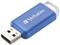 Verbatim USB-Stick V DataBar - USB 2.0 - 64 GB - Blue