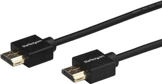 StarTech.com HDMI Cable - 2m / 6 ft - Gripping Connectors - Premium 4K HDMI Cable - High Speed HDMI 2.0 Cable - HDMI Cord for TV (HDMM2MLP) - HDMI cable - 2 m