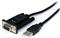 StarTech.com USB to Serial RS232 Adapter - DB9 Serial DCE Adapter Cable with FTDI - Null Modem - USB 1.1 / 2.0 - Bus-Powered (ICUSB232FTN) - serial adapter - USB 2.0 - RS-232