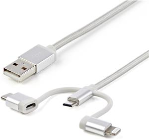 StarTech.com USB Lightning cable - USB / USB-C - 1 m
