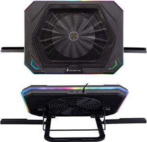 SureFire Bora X1 Gaming podloga za hlađenje prijenosnika do 17", USB, RGB LED