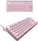 Cherry MX 8.0 svjetleća (RGB) igraća tipkovnica, MX Red, USB, pink