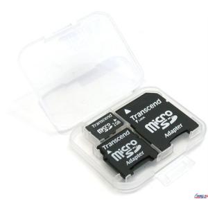 Memorijska kartica MicroSD 4GB Transcend, HC + 2 adaptera
