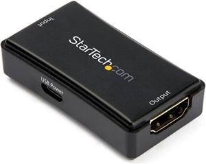 StarTech.com 45ft / 14m HDMI Signal Booster - 4K 60Hz - USB Powered - HDMI Inline Repeater & Amplifier - 7.1 Audio Support (HDBOOST4K2) - video/audio extender - HDMI