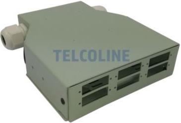 NFO Patch Panel DIN Rail, 6x SC Duplex