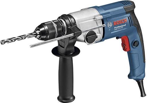 Bosch Professional GBM 13-2 RE Tiefenanschlag, Zusatzgriff, PrĂ¤zisionsbohrfutter