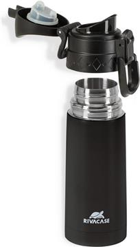 RivaCase black vacuum thermos 90351BK, 0.35L