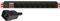 Techly 102635 Power strip Rack 19" 1U, 8x Schuko, C20 cable 3m