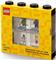 Lego Minifigure Display Case na 8 Figurek crna