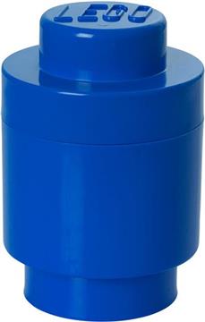 Lego Storage Brick 1 Round plava