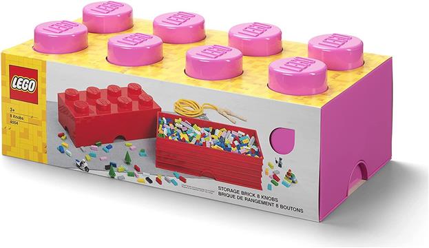 Lego Storage Brick 4 naranđasta