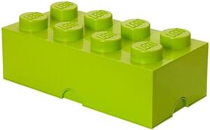 Lego Storage Brick 8 jasnozelena