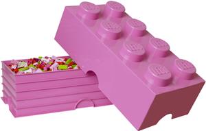 Lego Storage Brick 8 roza