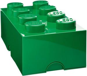 Lego Storage Brick 8 zelena