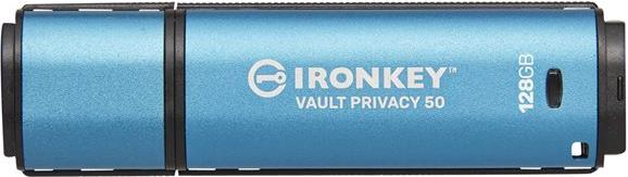 Kingston IronKey Vault Privacy 50 128GB USB 3.0 256bit AES Encrypted