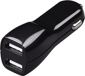 Hama 2 x USB 2.1A samochodowa czarna