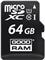 GOODRAM 64GB microSDXC class 10 UHS I + adapter