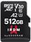 GOODRAM micro SDXC IRDM 512GB V30 A2 (UHS I U3) + adapter