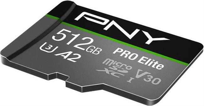 PNY PRO Elite microSDXC 512GB + Adapter SD