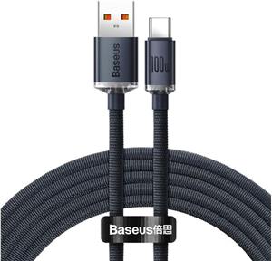 Kabel USB do USB-C Baseus Crystal Shine, 100W, 1.2m (crna)
