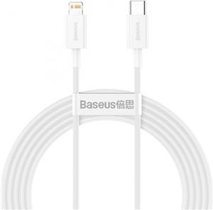 Kabel USB-C do Lightning Baseus Superior Series, 20W, PD, 2m (bijela)