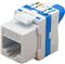 Techly Keystone Module RJ45 Cat.6A U/UTP, self-locking