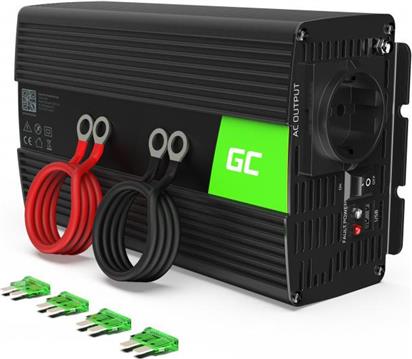 Green Cell 24V na 230V Czysta sinusoida 500W