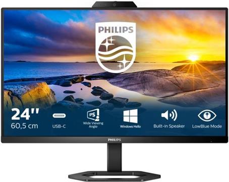 Philips 23,8" 24E1N5300HE, LCD monitor s web-kamerom sa značajkom Windows Hello