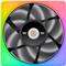 12cm Thermaltake Toughfan 12 Radiator Fan 500-2000rpm - 3Pack