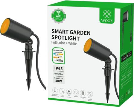 WOOX WiFi Smart LED vrtna svijetiljka RGB+CCT, 7W, 520lm, 3000K-6500K, Amazon Alexa i Google Assistant (R5147)