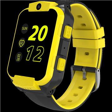 Kids smartwatch Canyon Cindy KW-41, 1.69"IPS colorful screen 240*280, Nano SIM card, 680mAh battery, built in TF card: 512MB,, Yellow