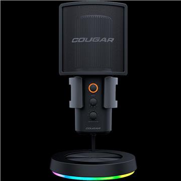 Cougar I Screamer-X I 3H500MK3B.0001 I MicrophoneI 3 Omni-Dimesion Mic / Noise Reduction / Pop Filter / RGB Base