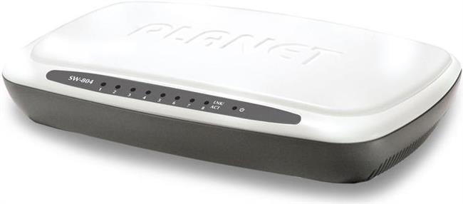 PLANET 8-port 10/100Base-TX Ethernet Switch (Plastic), SW-804