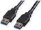 Roline USB3.2 Gen 1 kabel, TIP A-A M/M, 3.0m, crni