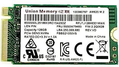 Union Memory 128GB M.2 PCI-e NVME 2242